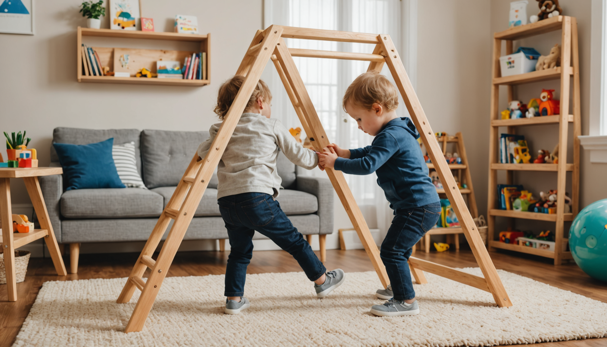 découvrez comment le triangle pikler en bois favorise la motricité libre selon la pédagogie montessori. apprenez-en plus sur ses bienfaits pour le développement physique, l’autonomie et la confiance de votre enfant.