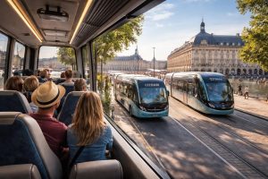 découvrez bordeaux le temps d'un week-end en profitant des navettes citram et du tramway moderne pour un déplacement facile et rapide à travers la ville.