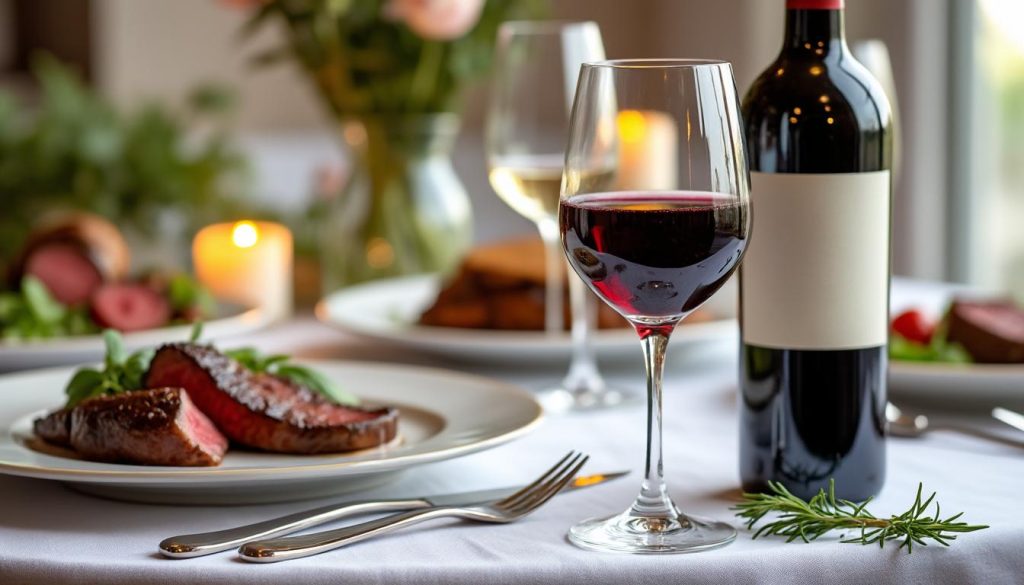 découvrez le bordeaux idéal pour sublimer votre dîner gastronomique avec des accords vins et mets raffinés.