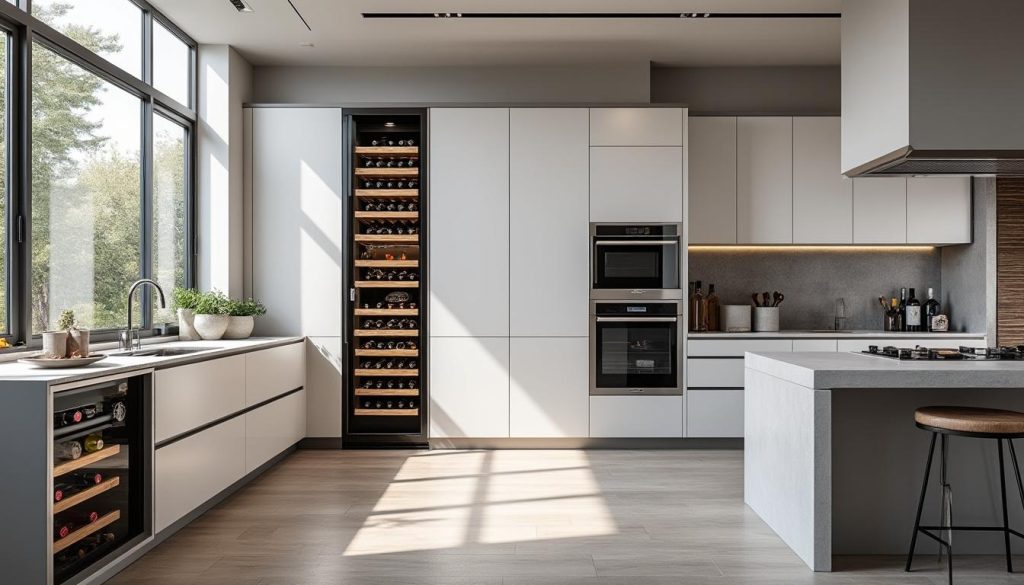 découvrez les caves à vin encastrables tendance alliant design moderne et fonctionnalité pour conserver vos bouteilles dans des conditions optimales.